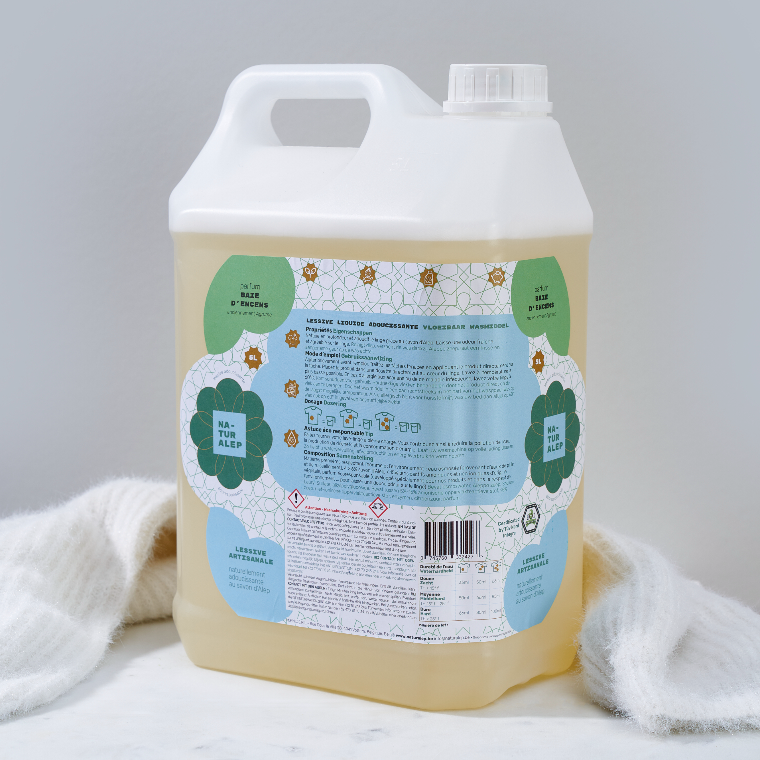 Lessive Liquide Adoucissante - Baie D'encens