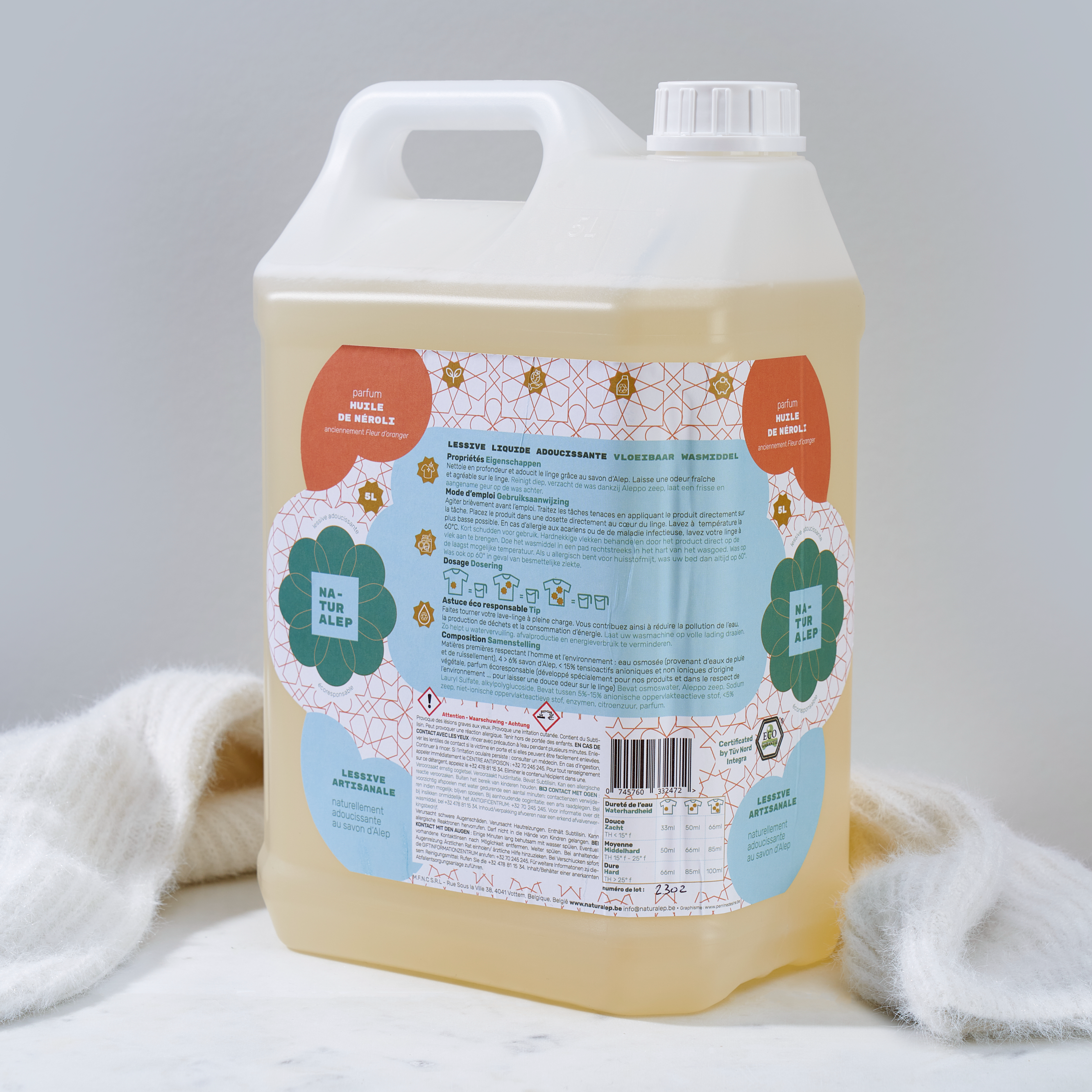 Lessive Liquide Naturelle - Huile De Néroli