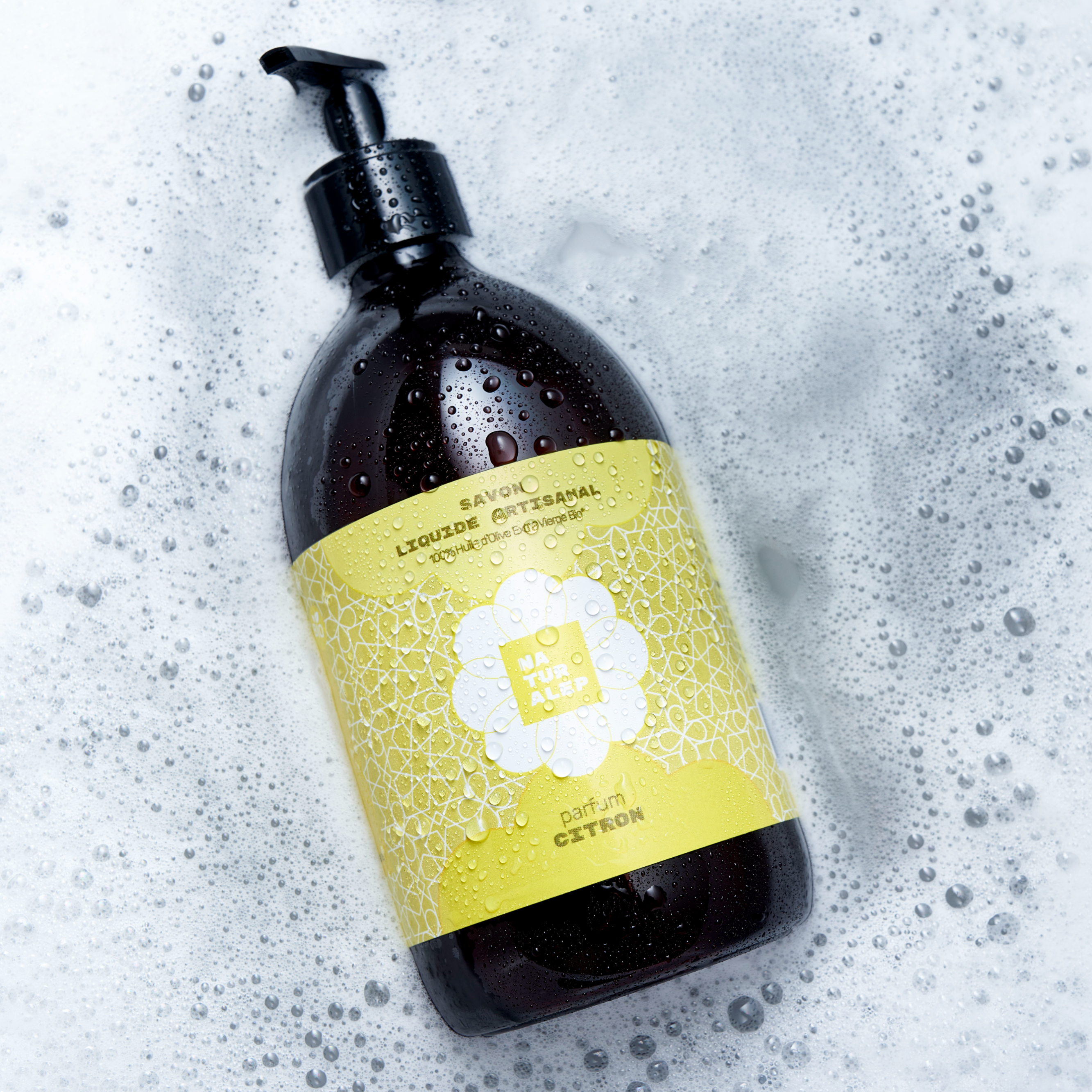 Savon Liquide Artisanal à l'Huile d'Olive - Citron