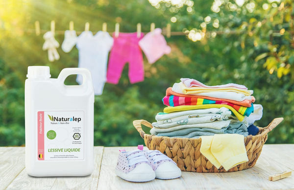 Naturalep, lessive liquide naturelle et bio pour un linge de qualité et une peau soignée